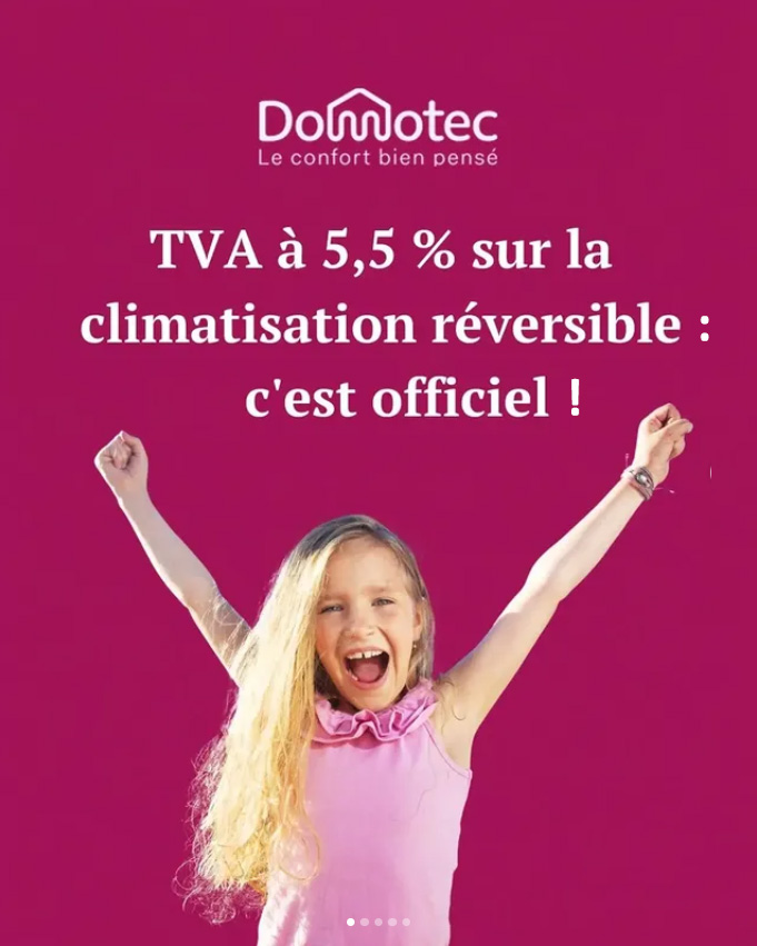 TVA à 5.5 sur la clim : c'est officiel !