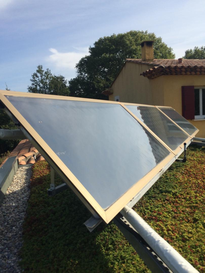 Panneaux solaires thermiques à Simiane - 3