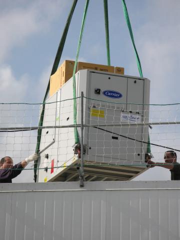 Remplacement de pompe à chaleur chez Danone
